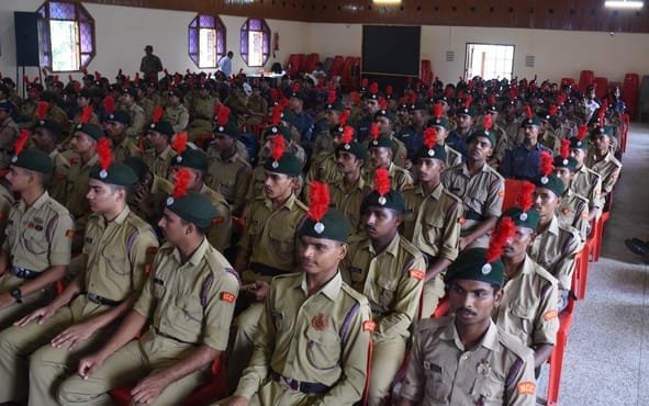कैडेट ने लिया टीबी मुक्त भारत का संकल्प कैडेट ने लिया टीबी मुक्त भारत का संकल्प
