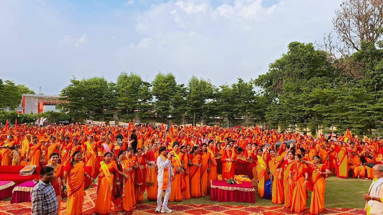 प्रथम सनातनी झूलोत्सव में दिखा उत्साह