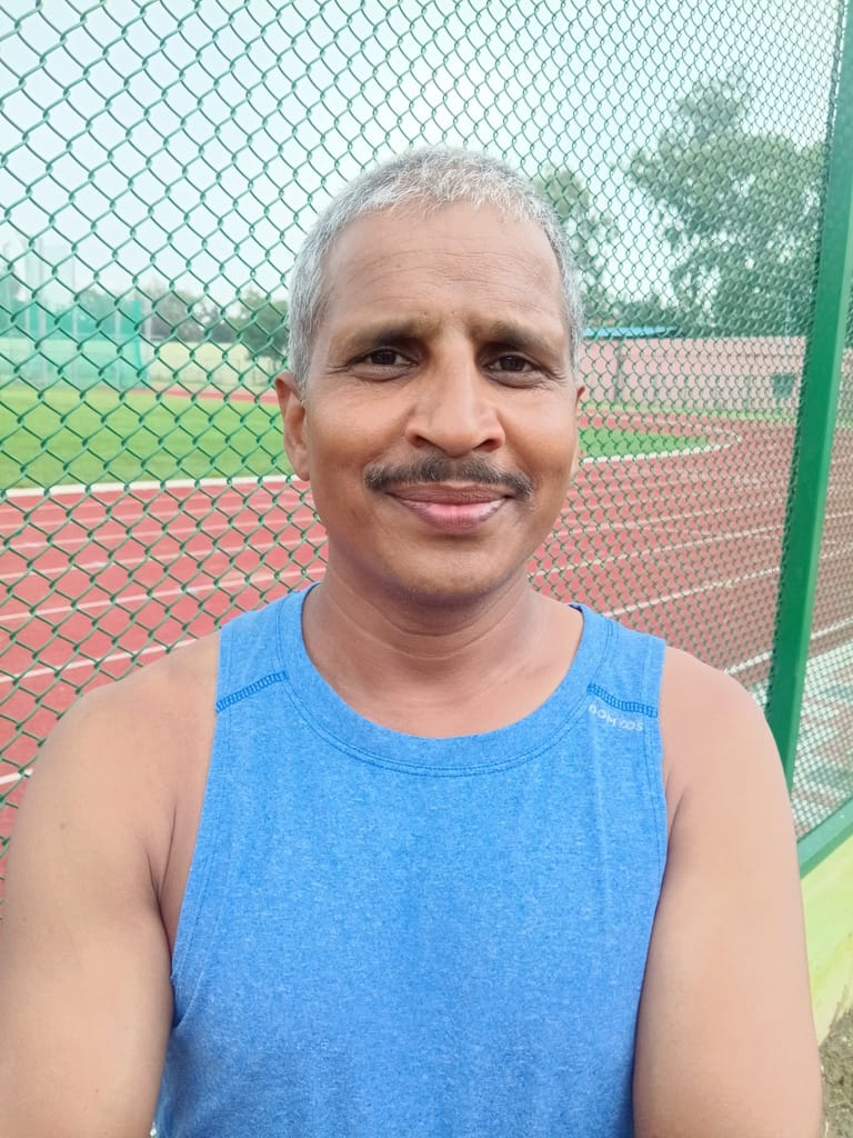सिविल सर्विसेज स्टेट एथलेटिक्स प्रतियोगिता में हिस्सा लेते रामपुर के कोषाधिकारी रंजीत