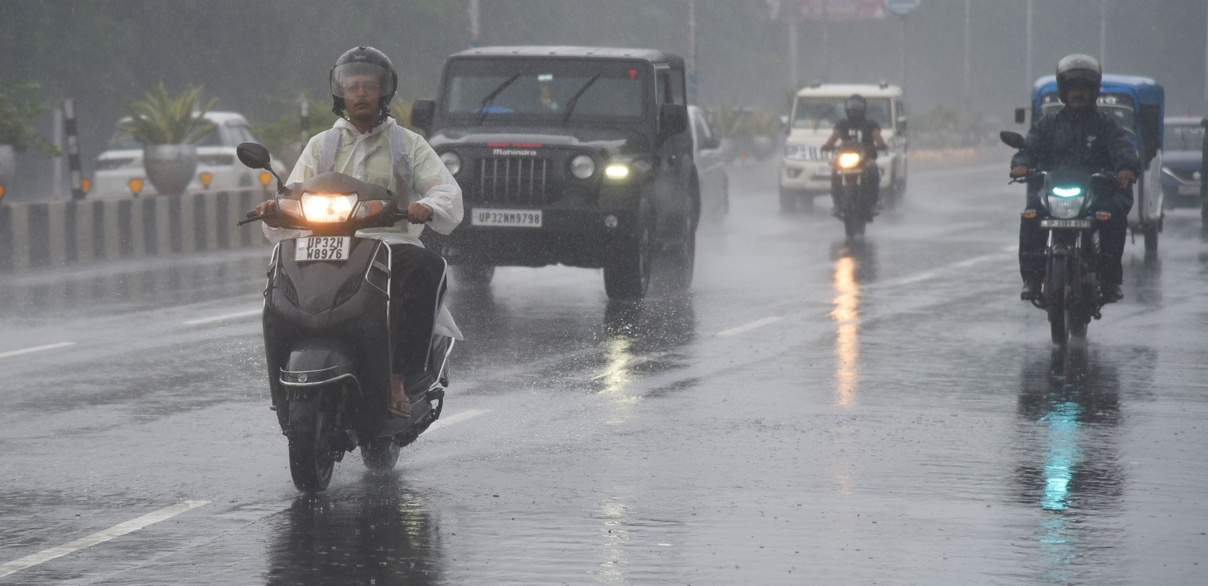राजधानी में मंगलवार को कई इलाकों में बारिश हुई। 