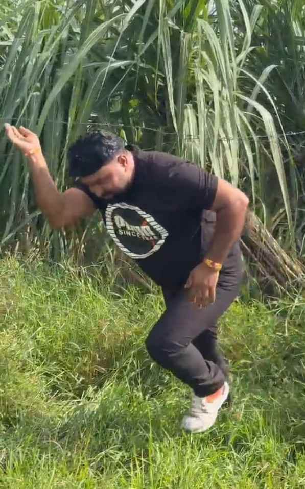 फोटो : सोनीपत के गांव बेगा में खेत में भिरड़ों के हमले के दौरान दौड़ते पटवारी। स्रोत: वीडियो ग् फोटो : सोनीपत के गांव बेगा में खेत में भिरड़ों के हमले के दौरान दौड़ते पटवारी। स्रोत: वीडियो ग्