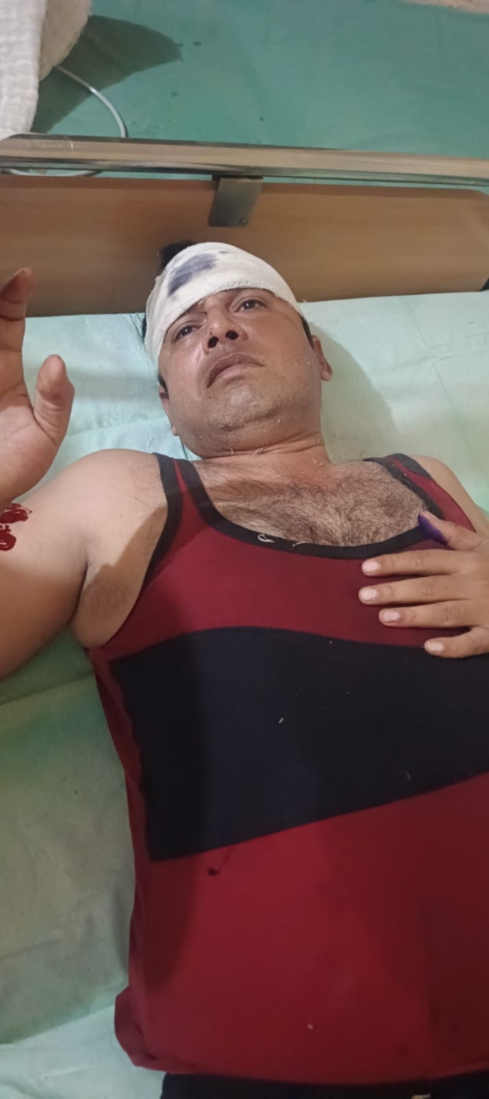 घायल नर्स घायल नर्स