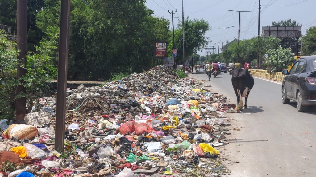 सफाईकर्मी कागजों पर ही तैनात हैं। जमीन पर अब कचरे के ढेर 