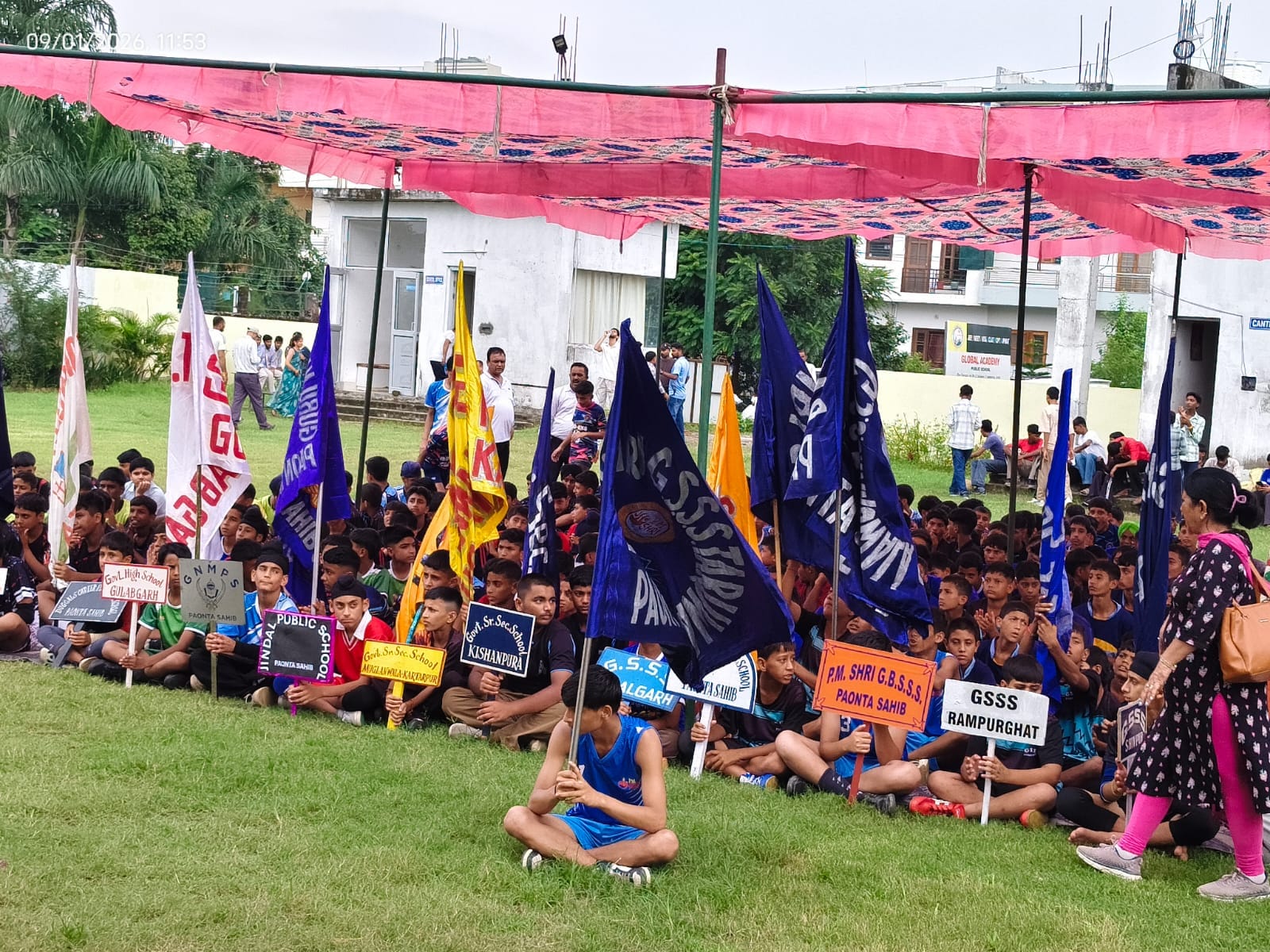 ग्लोबल अकादमी स्कूल में अंडर -14 प्रतियोगिता में वॉलीबॉल टीम दमखम दिखाती हुई। संवाद ग्लोबल अकादमी स्कूल में अंडर -14 प्रतियोगिता में वॉलीबॉल टीम दमखम दिखाती हुई। संवाद