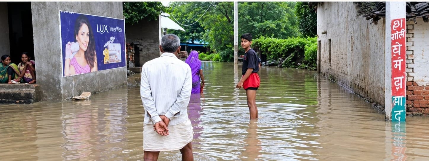 फोटो-10-तिंदवारी में बांदा-टांडा हाईवे पर जलभराव के बीच गुजरते वाहन। संवाद फोटो-10-तिंदवारी में बांदा-टांडा हाईवे पर जलभराव के बीच गुजरते वाहन। संवाद