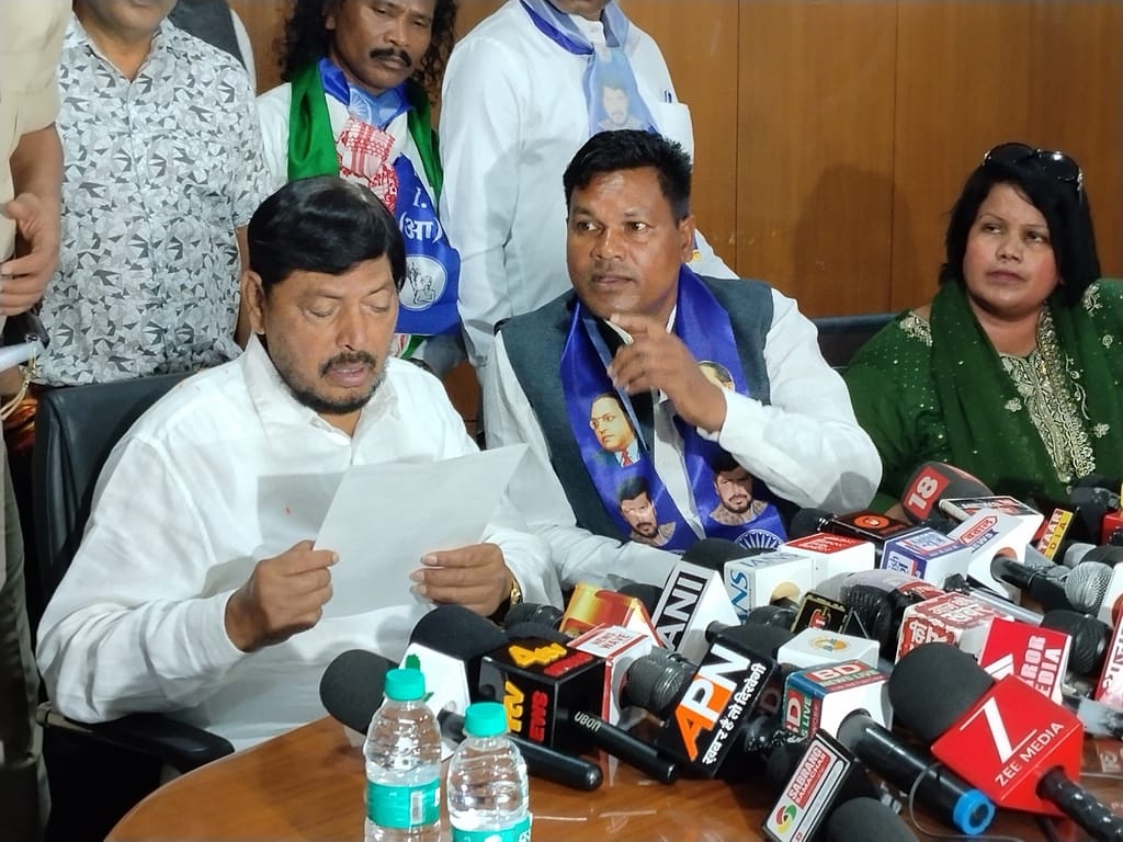 रांची में केंद्रीय मंत्री रामदास अठालवे