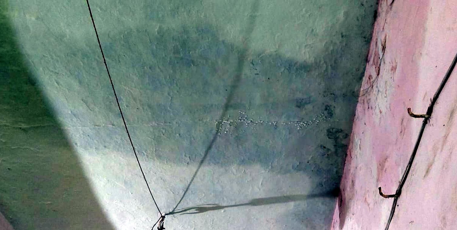 फोटो- 43- जिला क्षय केंद्र की दीवारों से नमी के चलते उखड़ा प्लास्टर व जमी काई। संवाद फोटो- 43- जिला क्षय केंद्र की दीवारों से नमी के चलते उखड़ा प्लास्टर व जमी काई। संवाद