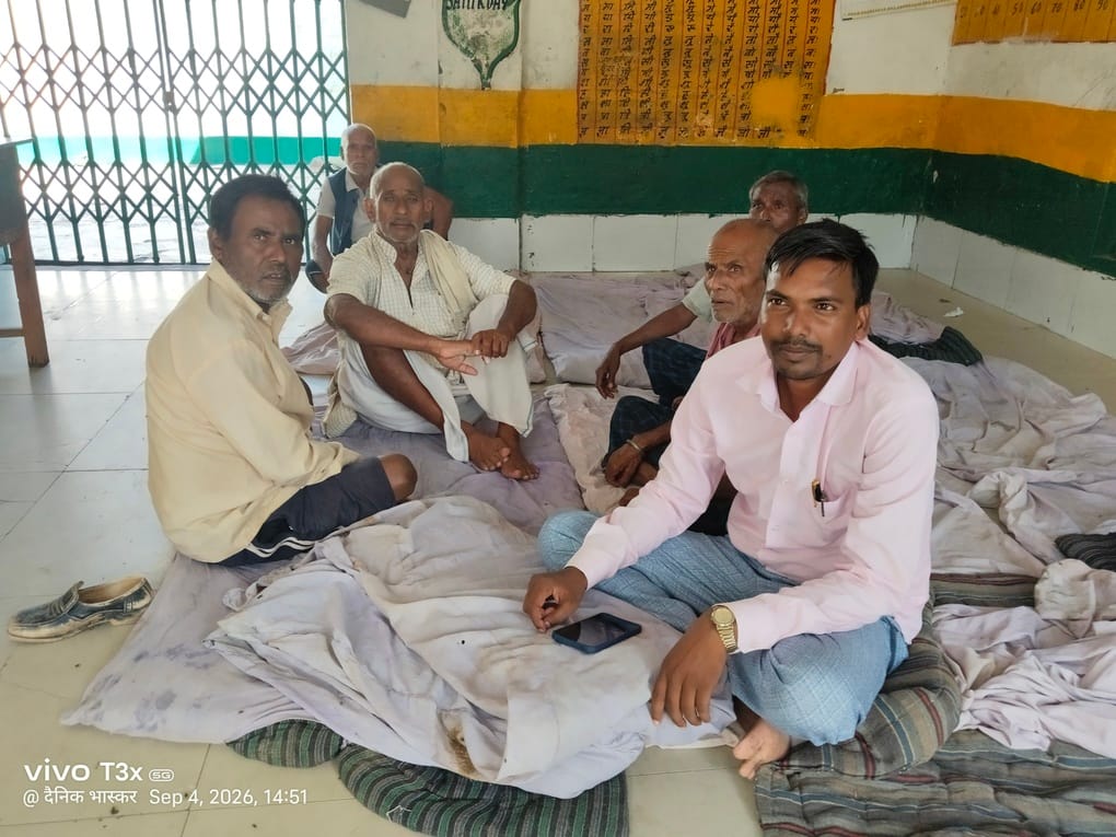 मेजा में टोंस नदी का जलस्तर नीचे खिसका। मिली राहत। संवाद