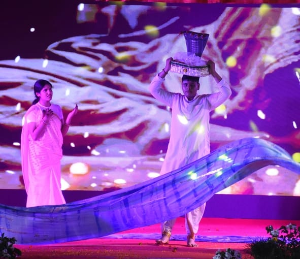 रिजर्व पुलिस लाइंस में आयोजित श्रीकृष्ण जन्माष्टमी समारोह
