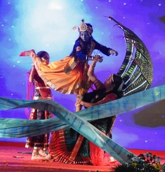 रिजर्व पुलिस लाइंस में आयोजित श्रीकृष्ण जन्माष्टमी समारोह