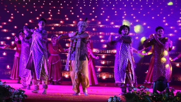 रिजर्व पुलिस लाइंस में आयोजित श्रीकृष्ण जन्माष्टमी समारोह