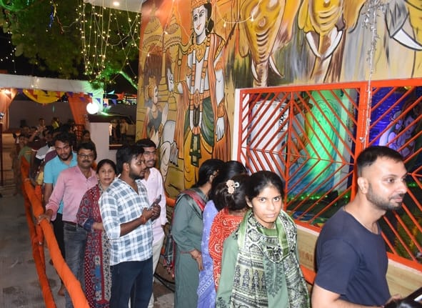 रिजर्व पुलिस लाइंस में आयोजित श्रीकृष्ण जन्माष्टमी समारोह