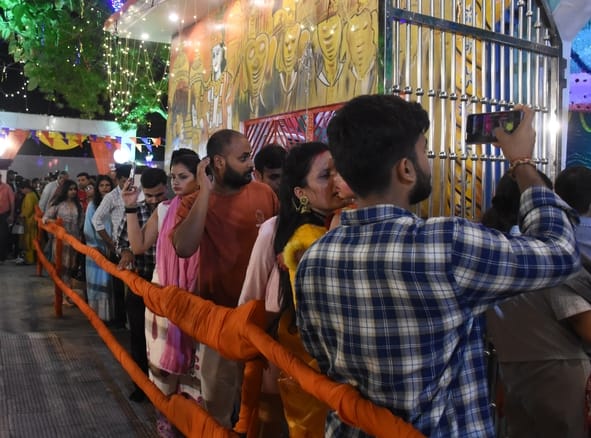 रिजर्व पुलिस लाइंस में आयोजित श्रीकृष्ण जन्माष्टमी समारोह