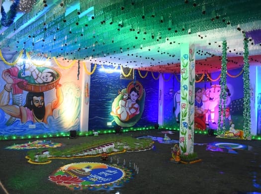 रिजर्व पुलिस लाइंस में आयोजित श्रीकृष्ण जन्माष्टमी समारोह
