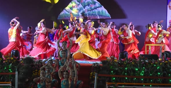 रिजर्व पुलिस लाइंस में आयोजित श्रीकृष्ण जन्माष्टमी समारोह