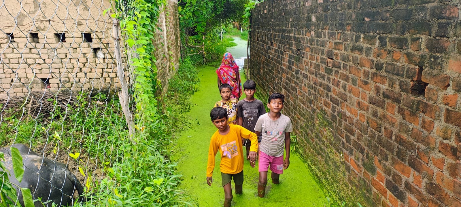 फोटो-13-सैमरा के स्वास्थ्य उपकेंद्र में और आसपास भरा पानी। अमर उजाला फोटो-13-सैमरा के स्वास्थ्य उपकेंद्र में और आसपास भरा पानी। अमर उजाला