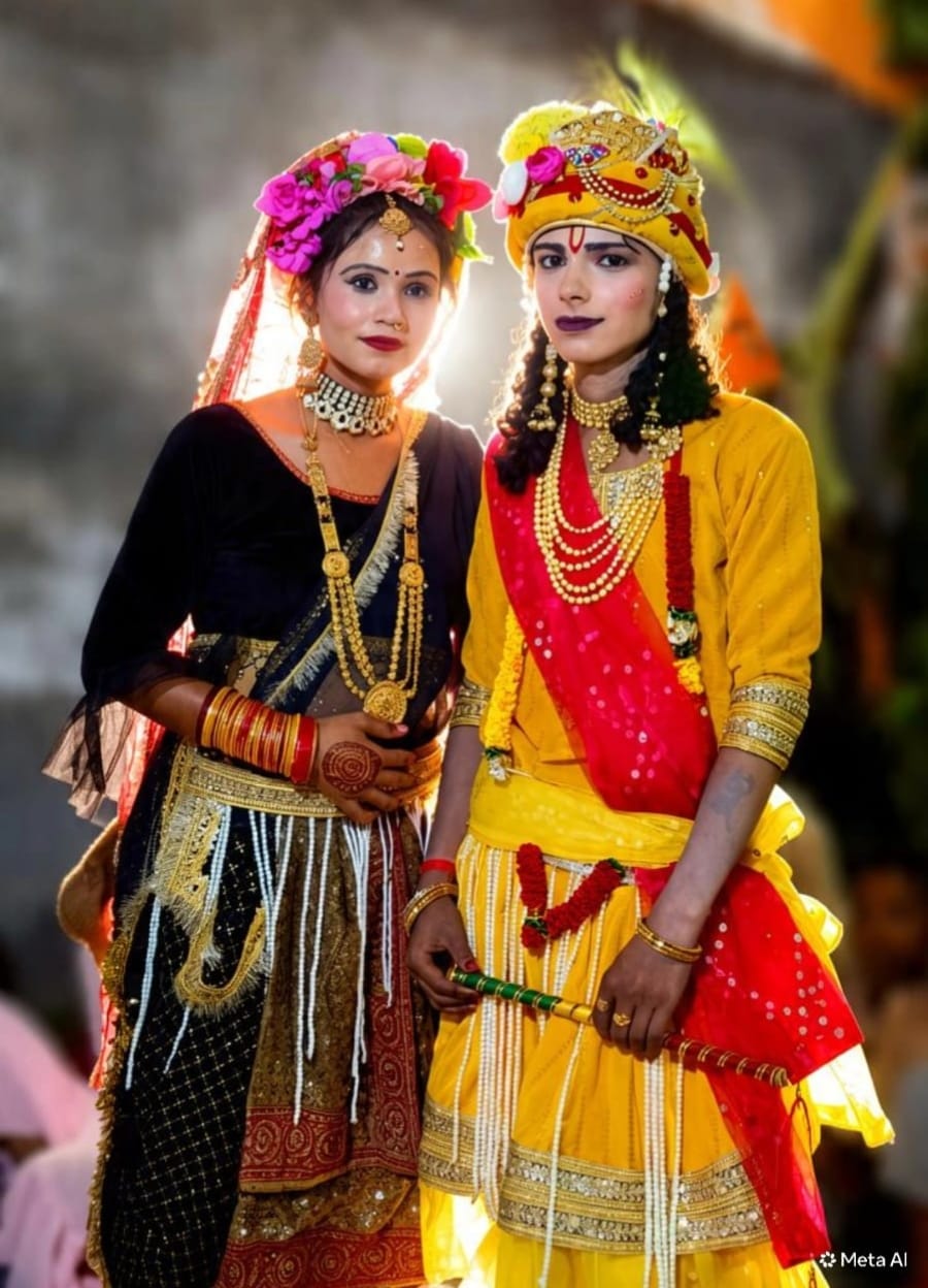 बांकेगंज मंदिर में भजन-कीर्तन करते श्रद्धालु। संवाद। बांकेगंज मंदिर में भजन-कीर्तन करते श्रद्धालु। संवाद।