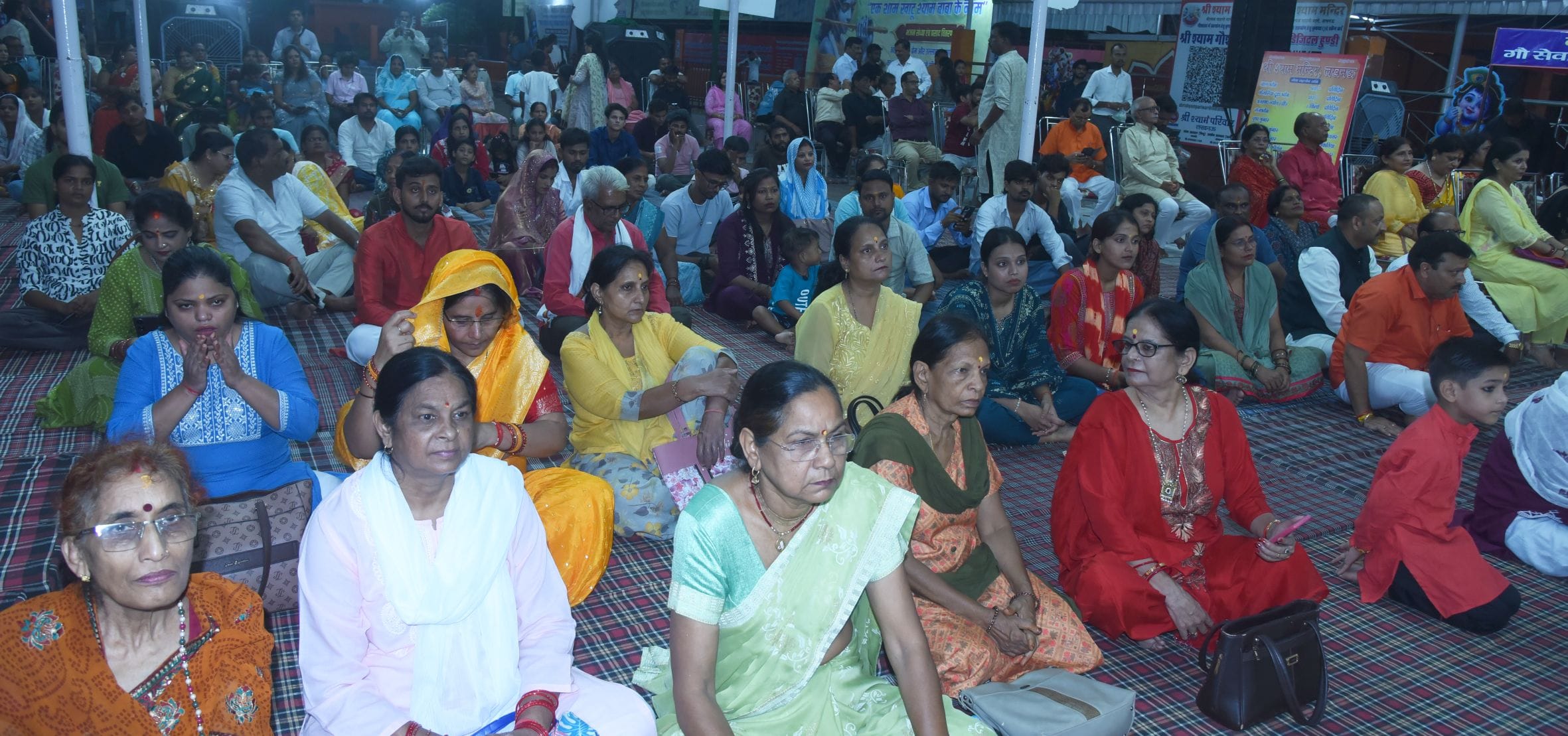 श्याम बाबा के भजनों पर झूमे श्रद्धालु