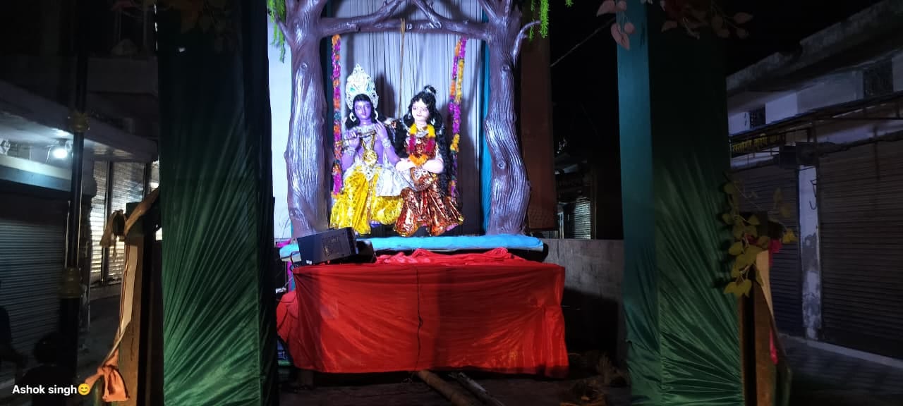 मथौली नगर पंचायत डोल मेला झाकी का फोटो