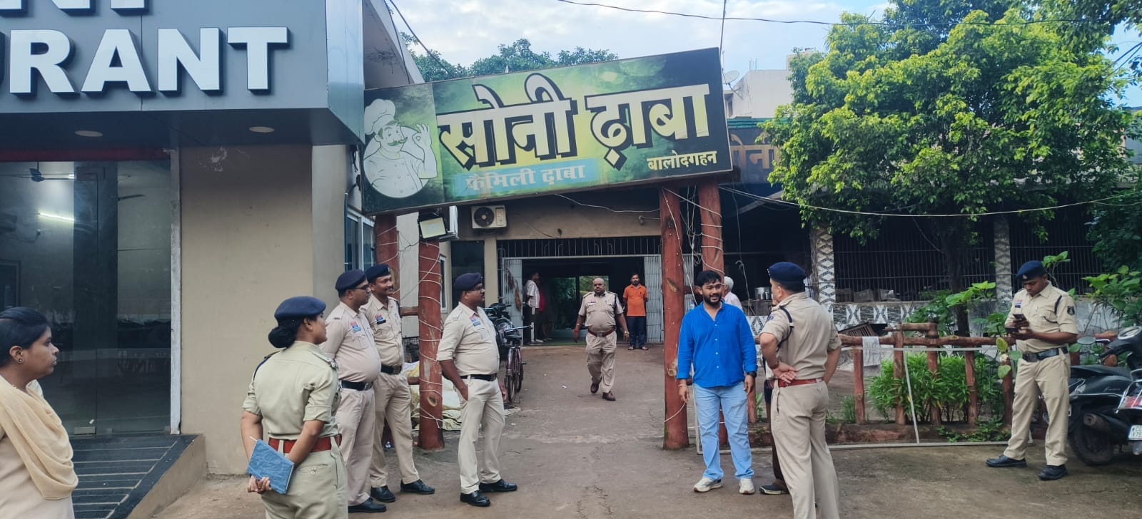बालोद पुलिस का ढाबों पर बड़ा छापा: अवैध शराब के साथ दो संचालक गिरफ्तार
