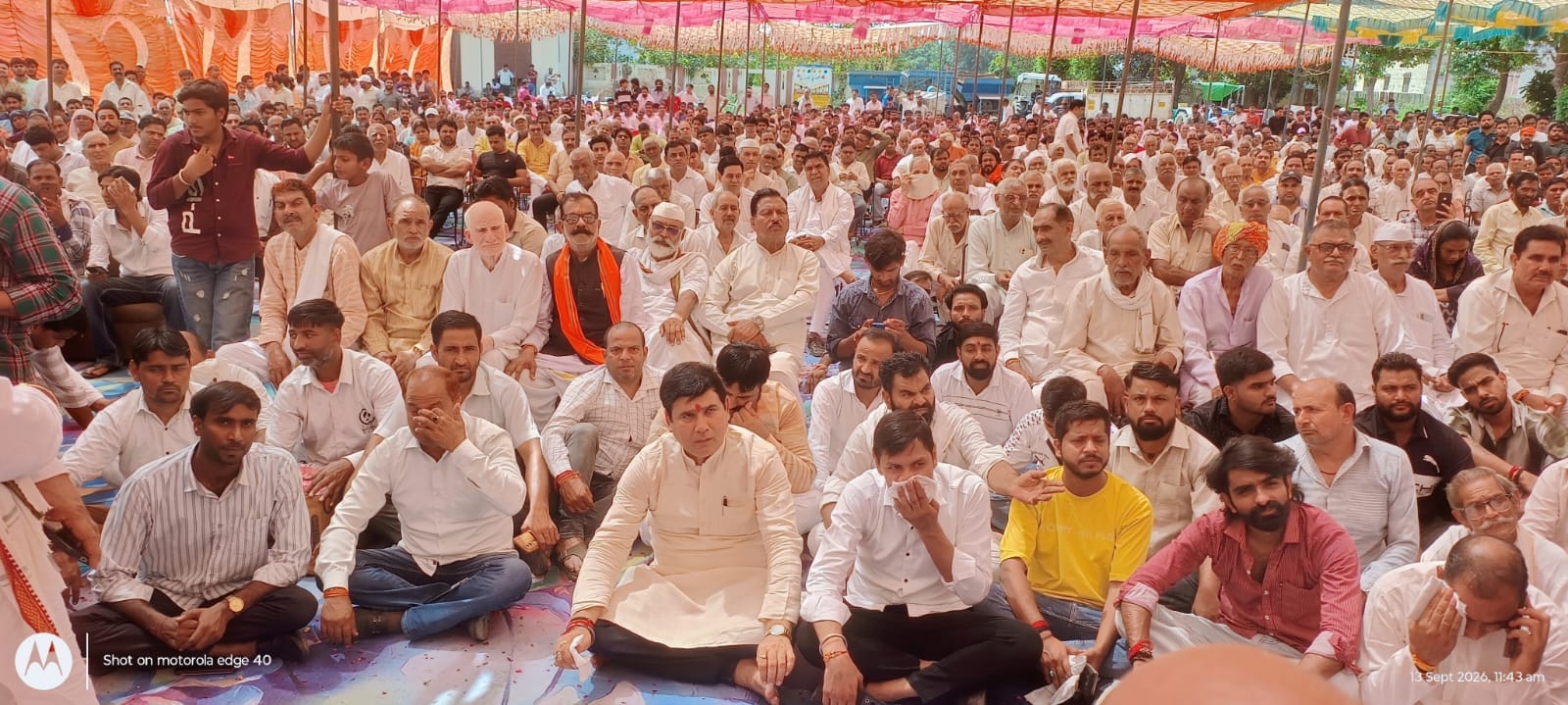 लोनी। रिस्तल गांव में भाजपा नेता अनिल कसाना के नेतृत्व में महापंचायत हुई। संवाद लोनी। रिस्तल गांव में भाजपा नेता अनिल कसाना के नेतृत्व में महापंचायत हुई। संवाद