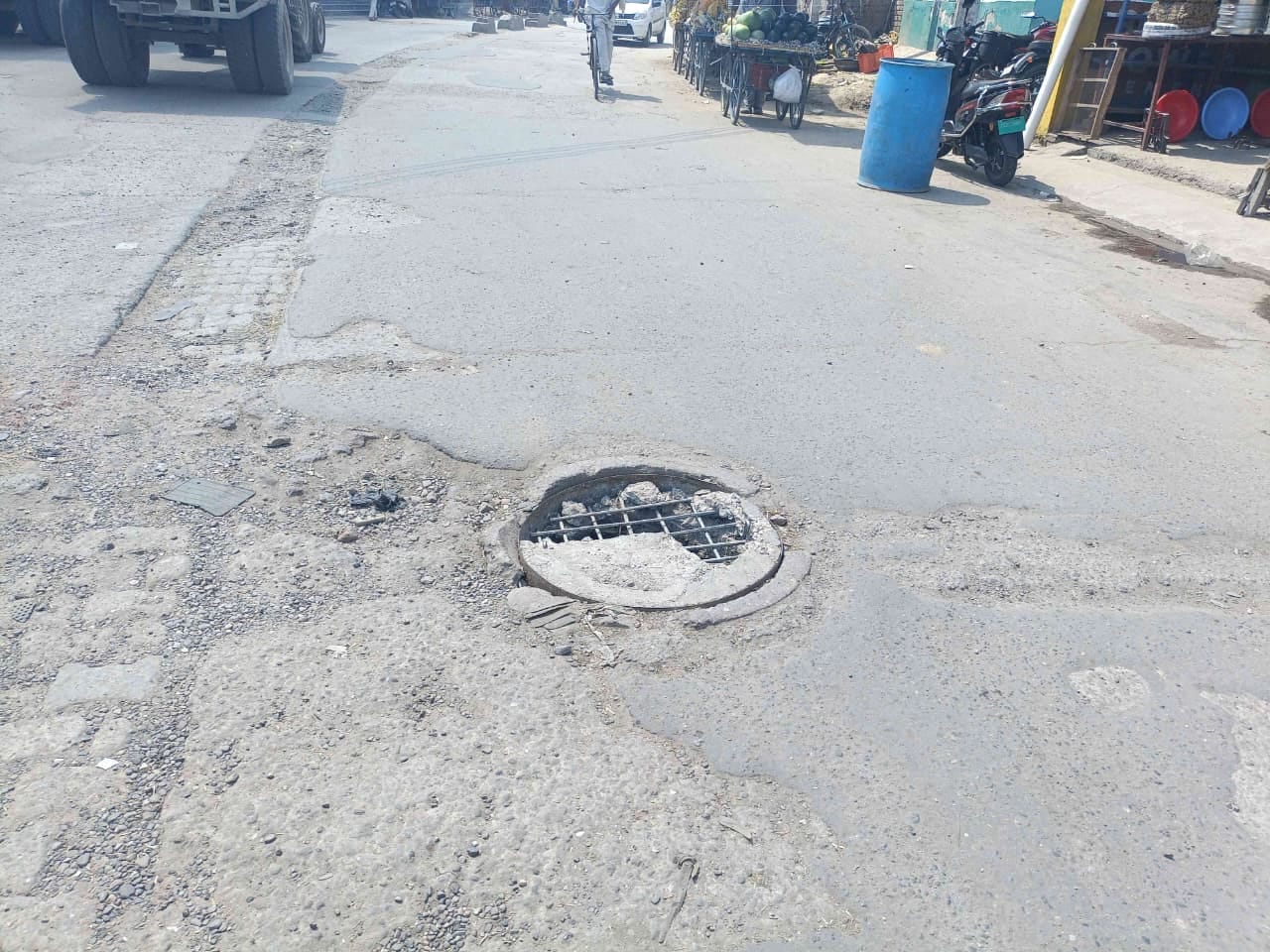 फ्रेडस कॉलोनी की गली में सीवरेज ओवरफ्लो। संवाद फ्रेडस कॉलोनी की गली में सीवरेज ओवरफ्लो। संवाद