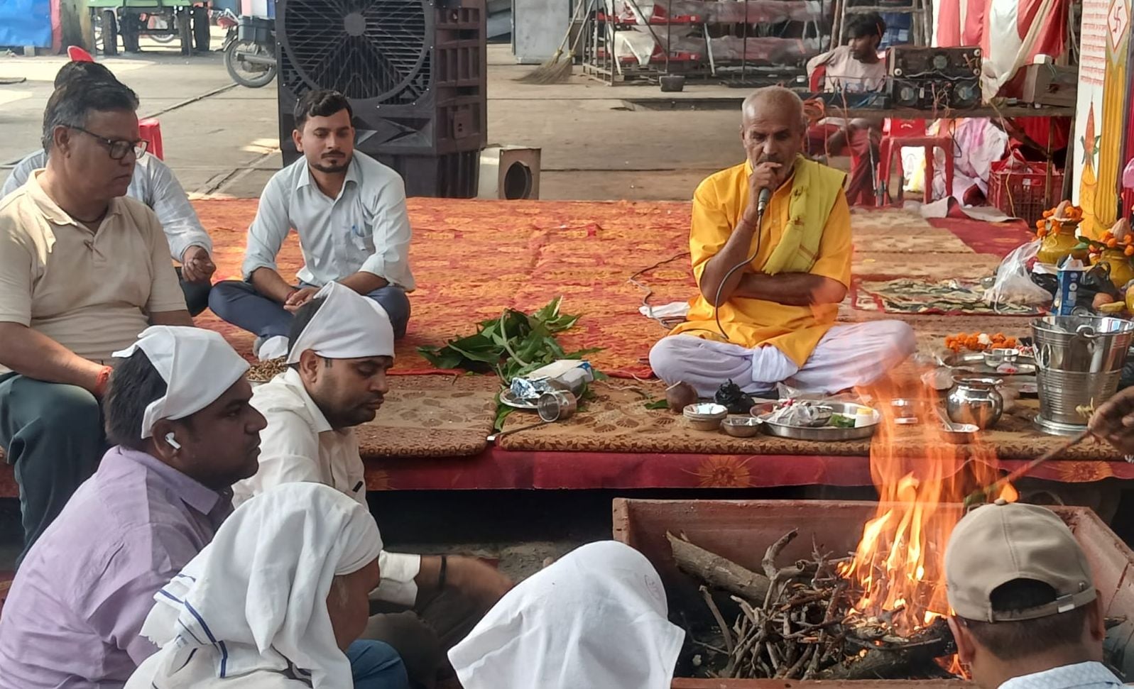 विश्वकर्मा जयंती पर हुआ पूजन व भंडारा। संवाद