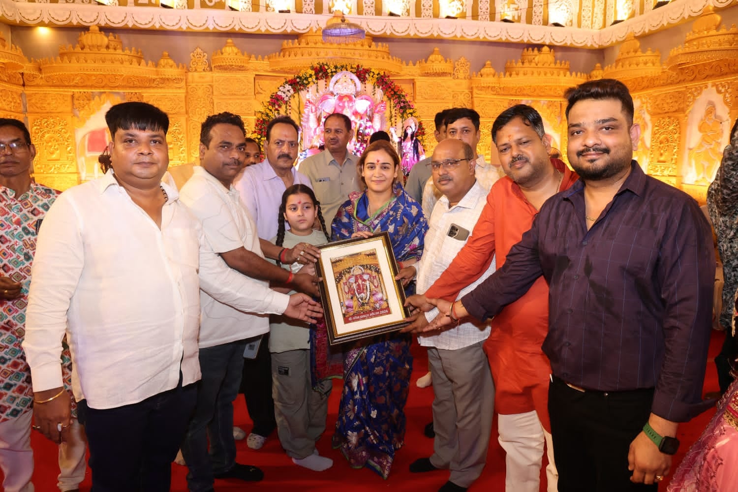पेपर मिल में मनाया गया गणेशोत्सव पेपर मिल में मनाया गया गणेशोत्सव