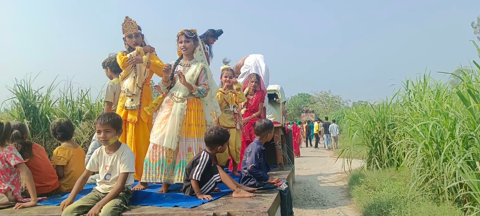 नंगली गांव में निकाली गई राधा कृष्ण की भव्य झाँकी स्रोत संवाद नंगली गांव में निकाली गई राधा कृष्ण की भव्य झाँकी स्रोत संवाद