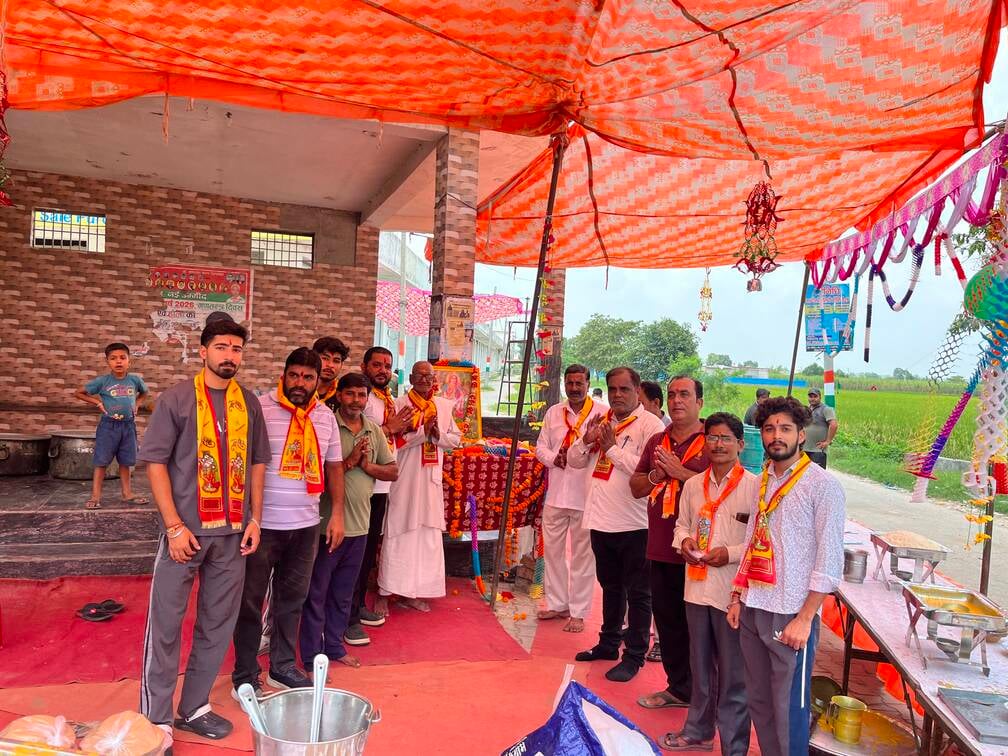 नंगली गांव में निकाली गई राधा कृष्ण की भव्य झाँकी स्रोत संवाद नंगली गांव में निकाली गई राधा कृष्ण की भव्य झाँकी स्रोत संवाद