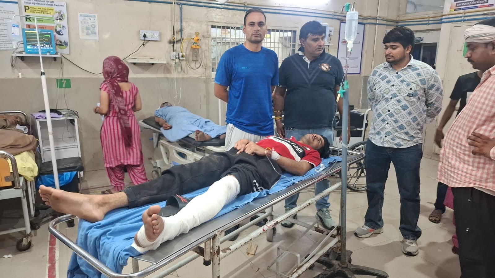 फोटो :: सोनीपत के गांव भिगान के पास एसटीएफ की गिरफ्त में हिसार में हुए टोल मैनेजर हत्याकांड का 