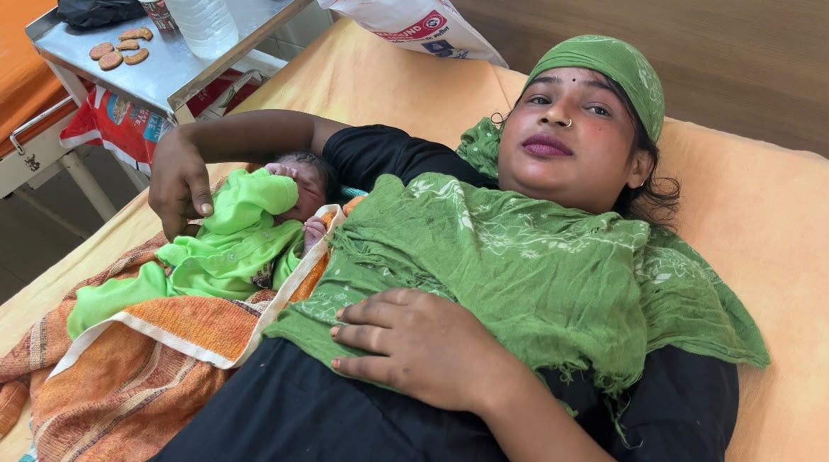 जिला नागरिक अस्पताल में दाखिला महिला मुस्कान। संवाद जिला नागरिक अस्पताल में दाखिला महिला मुस्कान। संवाद