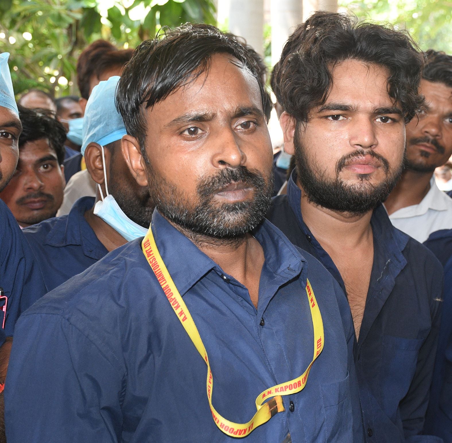प्रदर्शन करते सफाईकर्मी। प्रदर्शन करते सफाईकर्मी।
