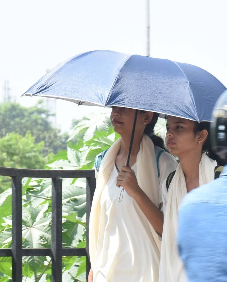 तेज धूप ने मंगलवार को काफी परेशान किया। 