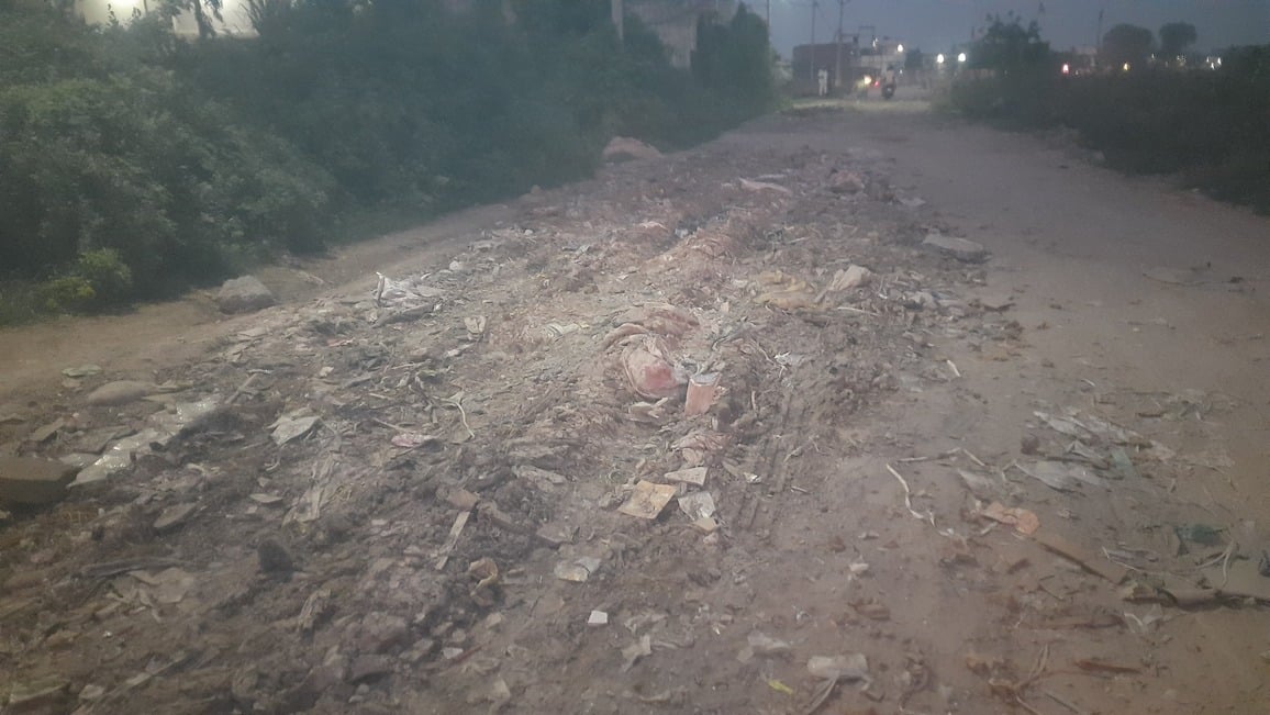 बाड़ी माजरा के पास पश्चिमी यमुना नहर के किनारे लगे कचरे के ढेर। संवाद बाड़ी माजरा के पास पश्चिमी यमुना नहर के किनारे लगे कचरे के ढेर। संवाद