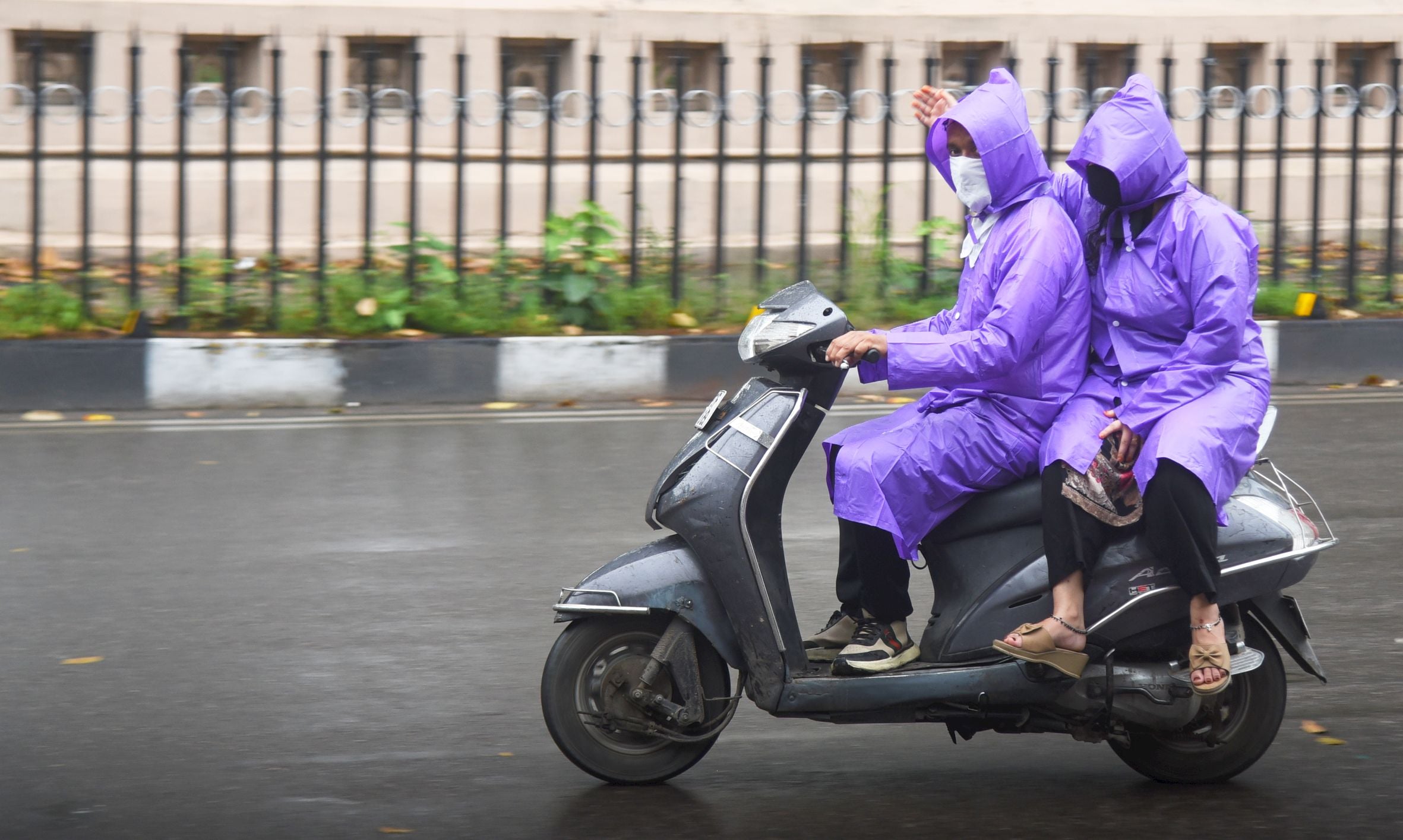 राजधानी में बुधवार को कई जगह बारिश हुई। 