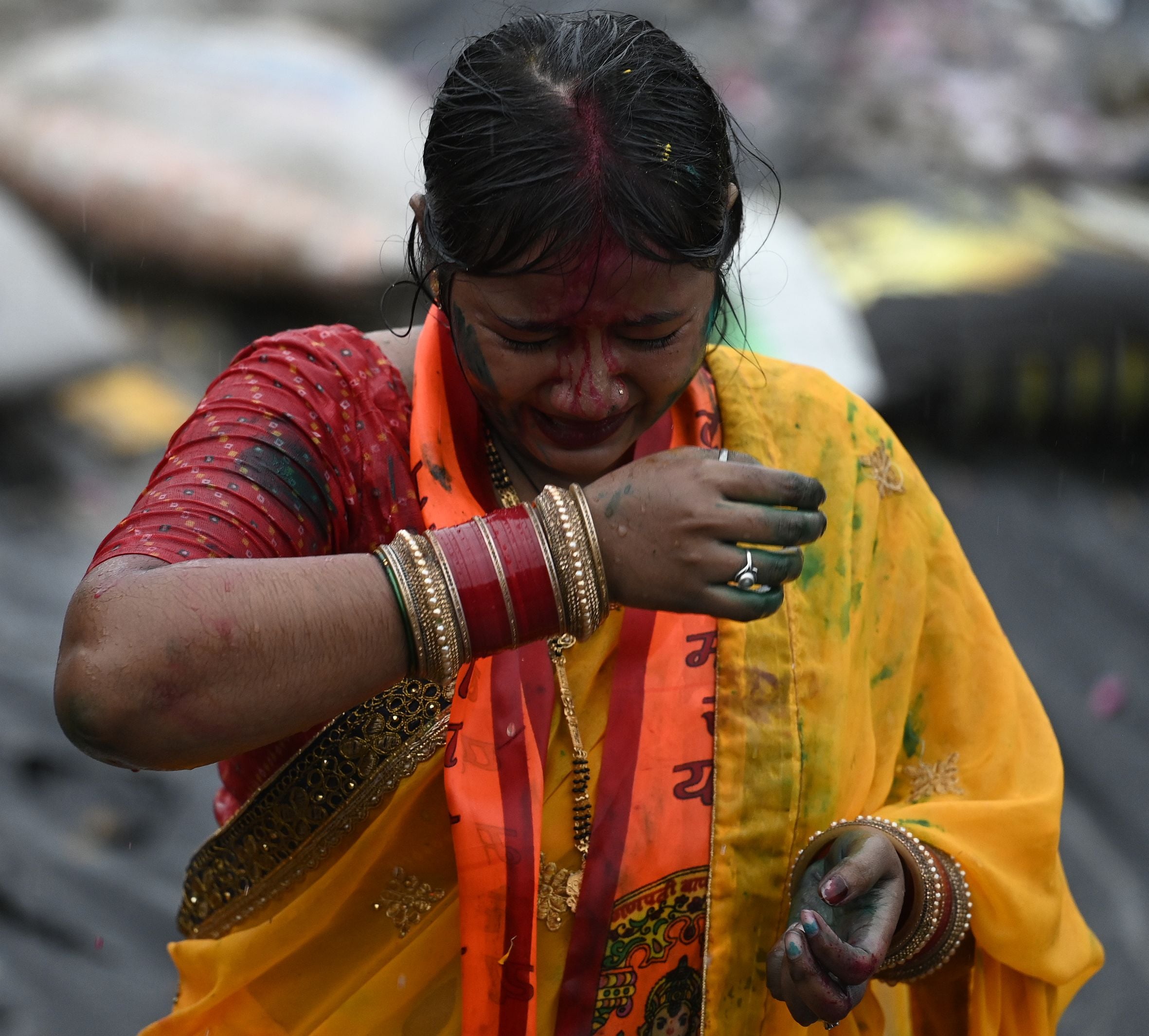 बप्पा की विदाई में बरसे मेघ बप्पा की विदाई में बरसे मेघ