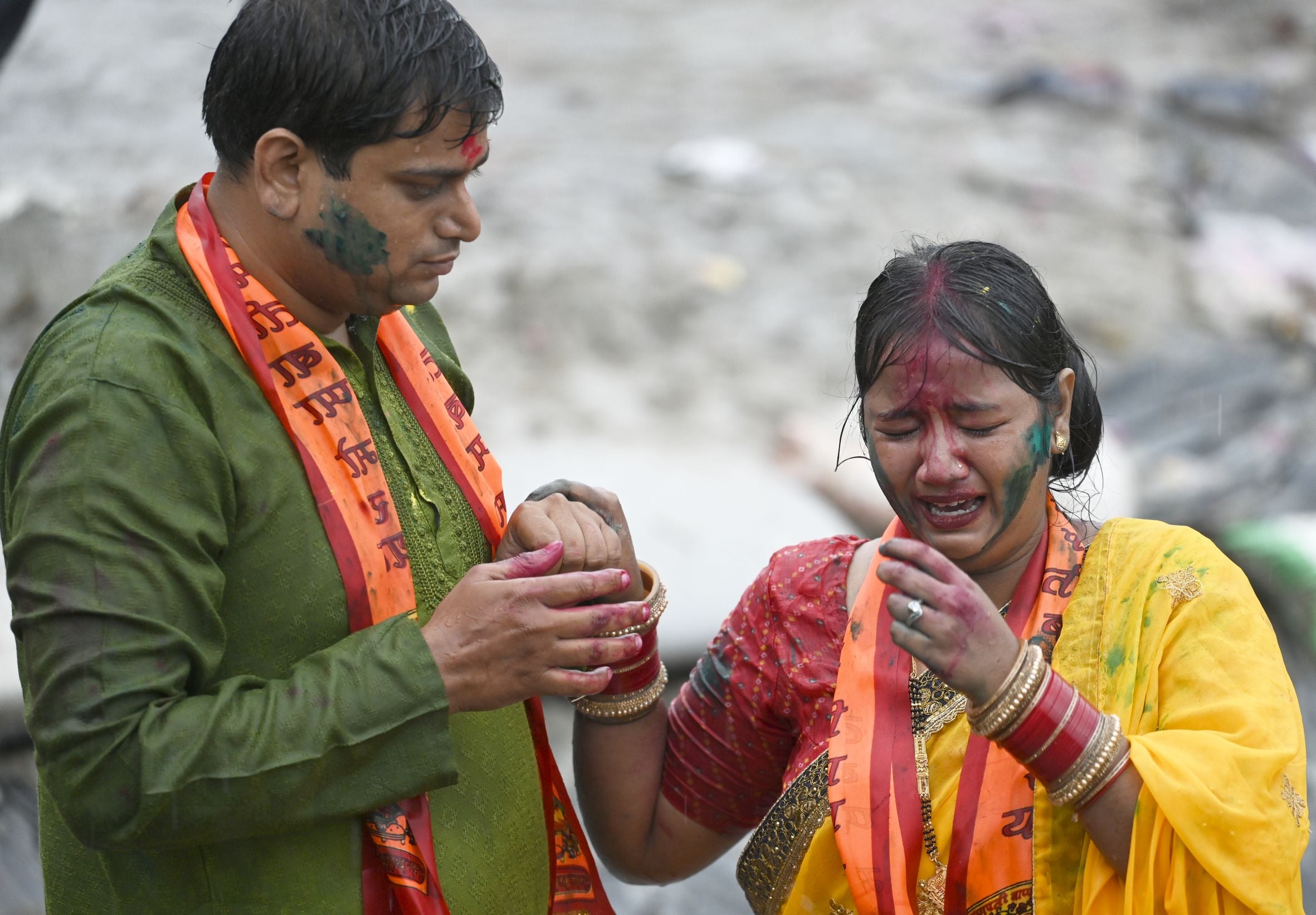 बप्पा की विदाई में बरसे मेघ बप्पा की विदाई में बरसे मेघ