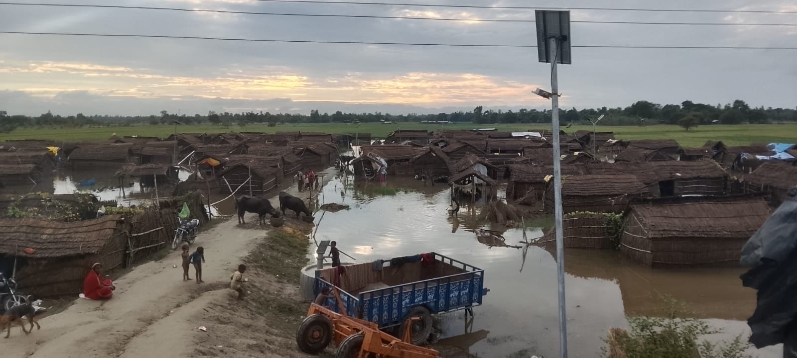 बाढ़ का असर बाढ़ का असर
