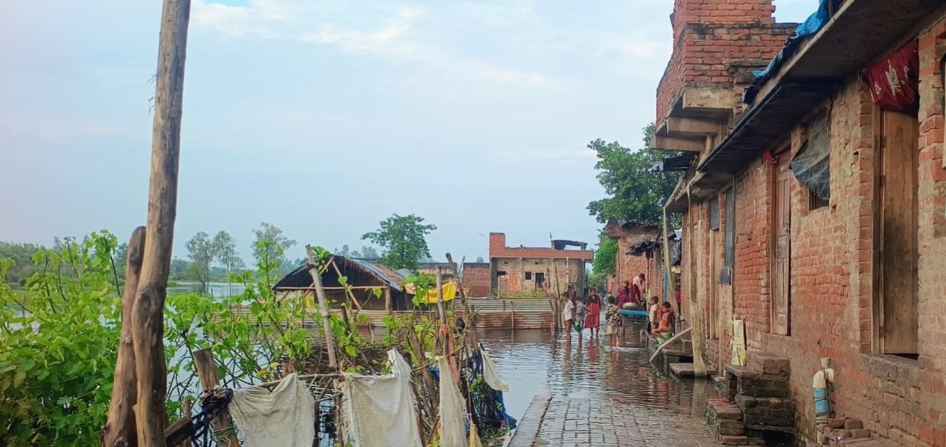 बाढ़ का असर बाढ़ का असर