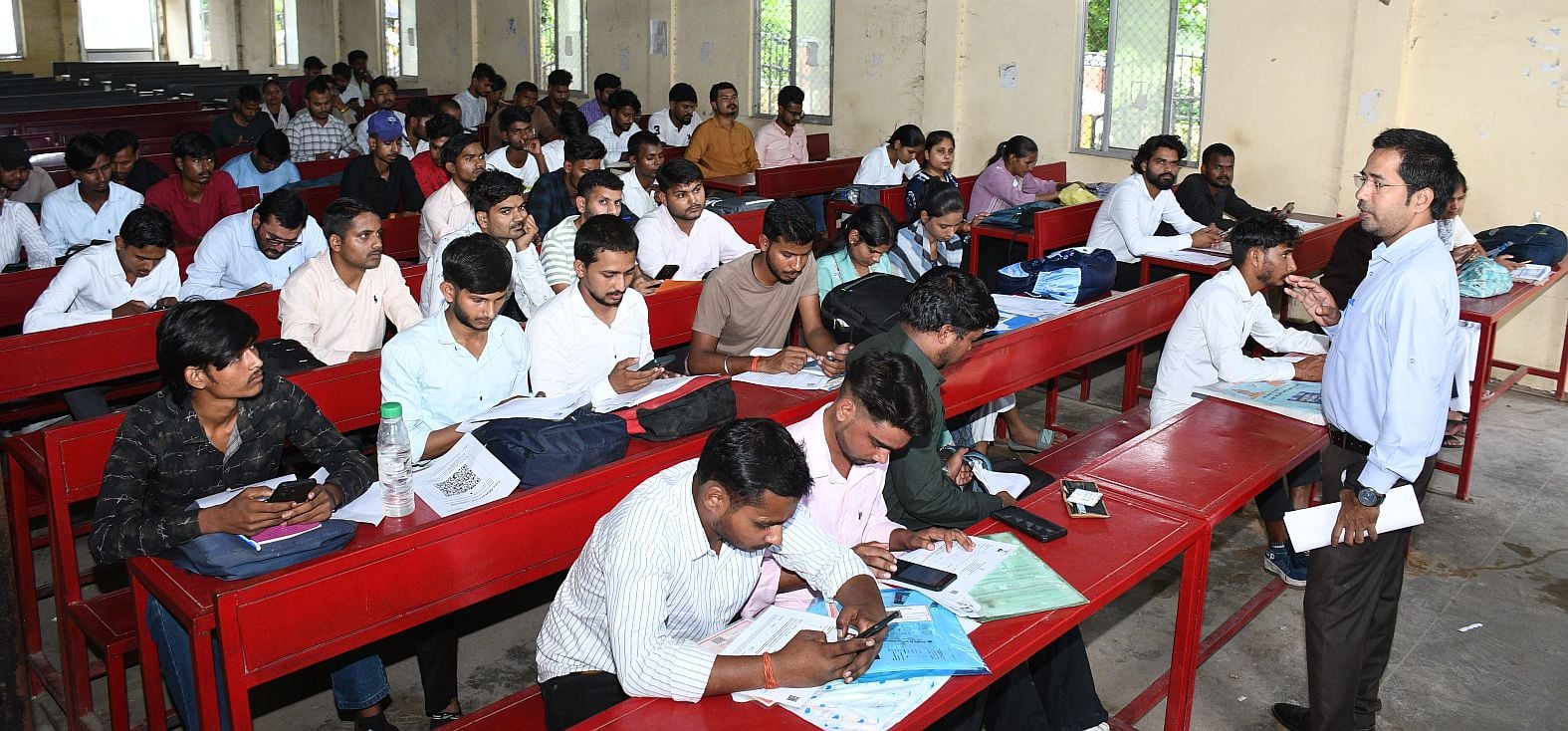  मुख्यमंत्री मिशन रोजगार योजना के तहत रोजगार मेले का आयोजन किया गया।