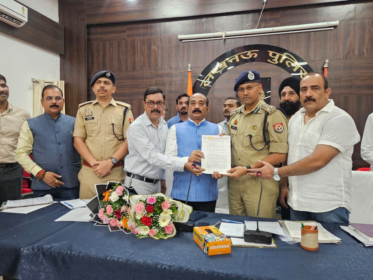 संयुक्त पुलिस आयुक्त से मिले व्यापारी।