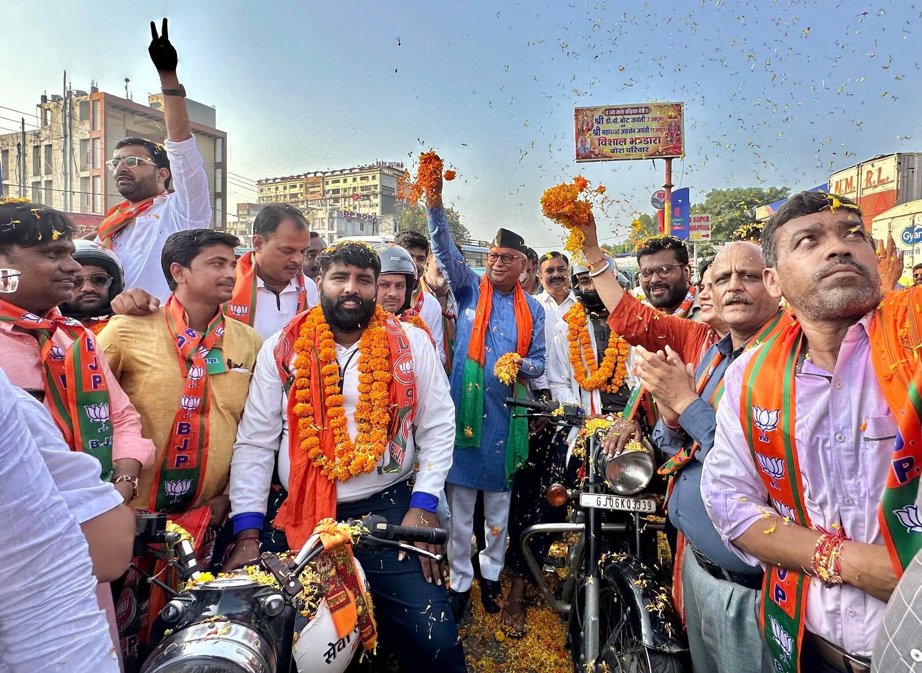 सेवा संकल्प यात्रा का हुआ स्वागत