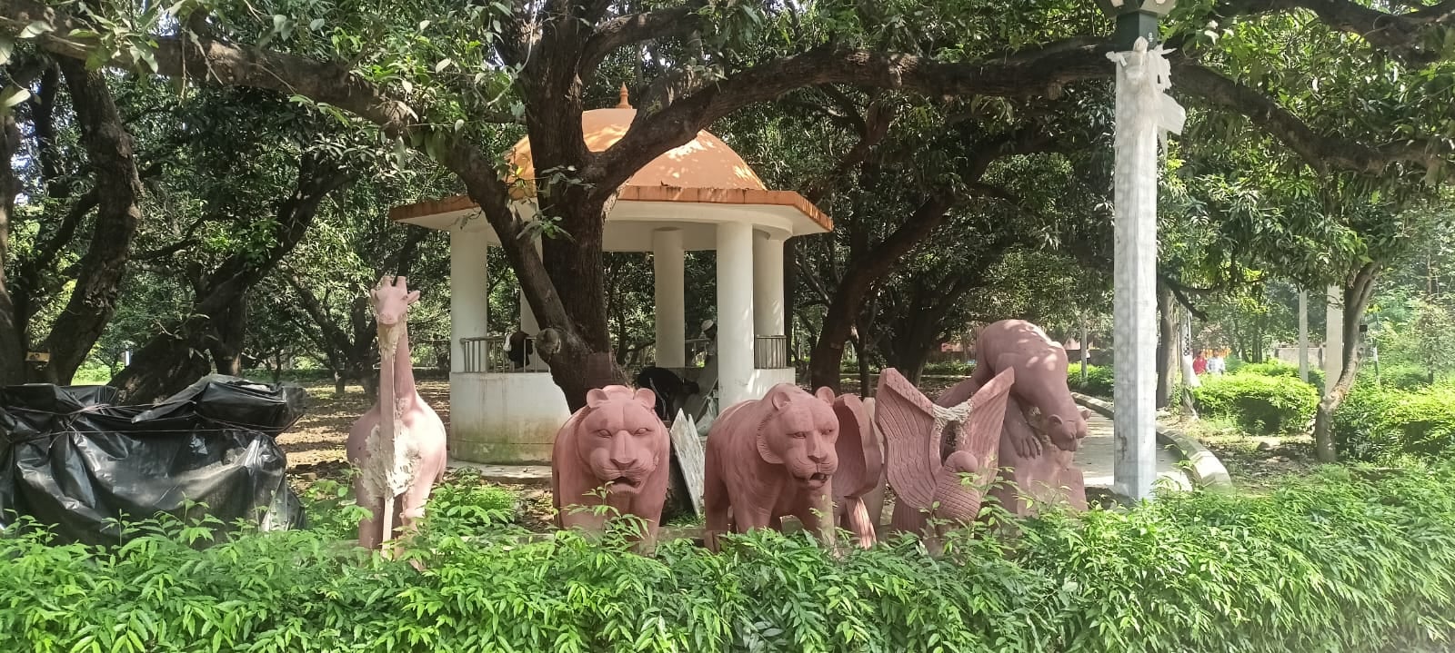 मुख्यमंत्री वैश्विक नगरोदय योजना के तहत कंपनी बाग में निर्माणाधीन वाटर बॉडी पार्क। संवाद मुख्यमंत्री वैश्विक नगरोदय योजना के तहत कंपनी बाग में निर्माणाधीन वाटर बॉडी पार्क। संवाद