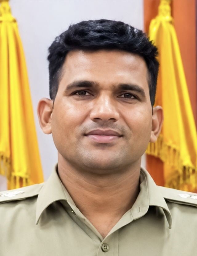 आरोपी सिपाही वीरेंद्र। आरोपी सिपाही वीरेंद्र।