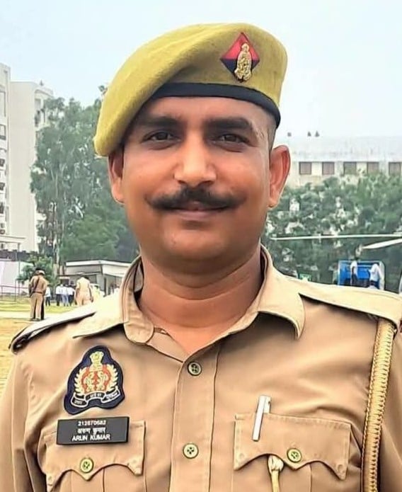 आरोपी सिपाही वीरेंद्र। आरोपी सिपाही वीरेंद्र।