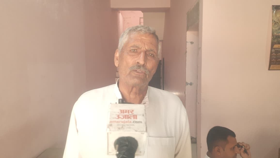 धान की बोरियों से अटा जगाधरी की अनाज मंडी का शेड। संवाद