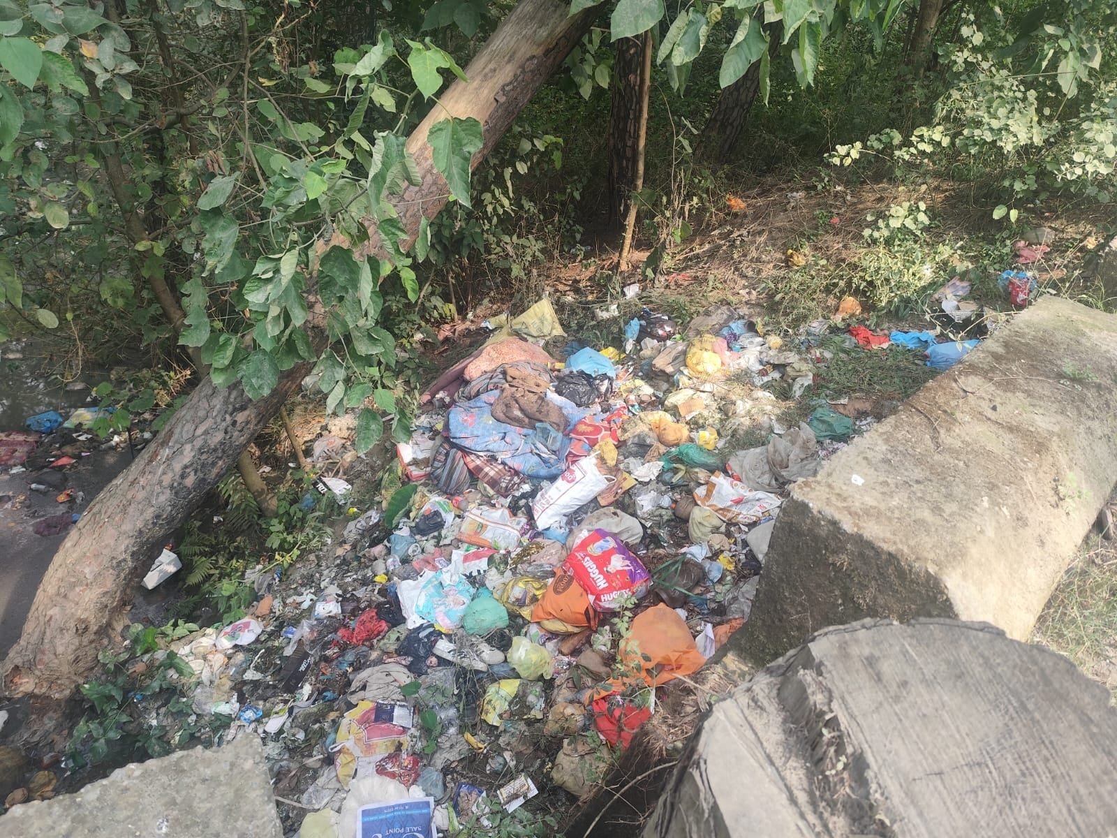 जिला मुख्यालय के साथ सटे ट्राला यूनियन के पास खुले में फेंका गया कचरा। संवाद जिला मुख्यालय के साथ सटे ट्राला यूनियन के पास खुले में फेंका गया कचरा। संवाद