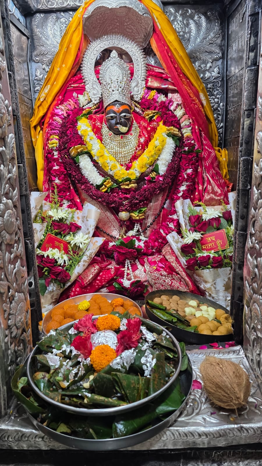 मां शारदा के दरबार पर उमड़ी भीड़