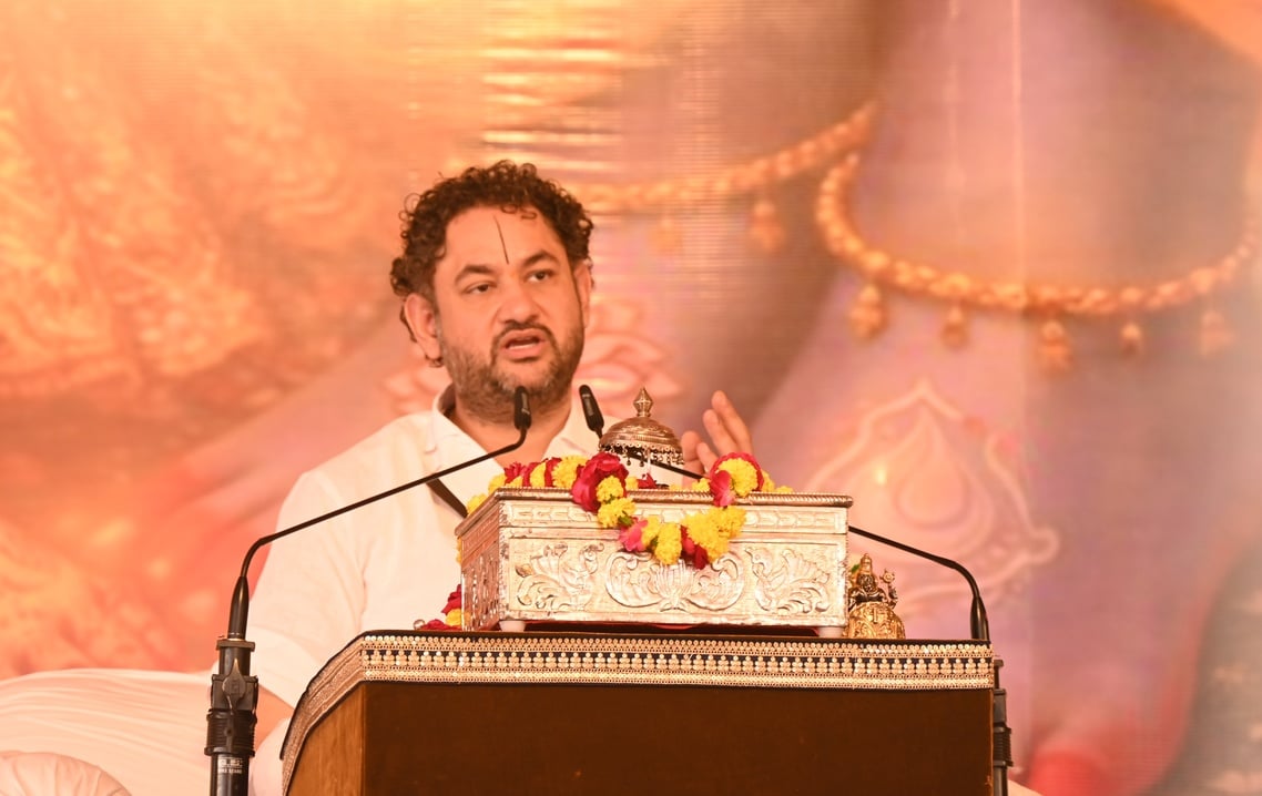 सात दिवसीय श्रीमद्भागवत कथा का समापन हुआ। सात दिवसीय श्रीमद्भागवत कथा का समापन हुआ।